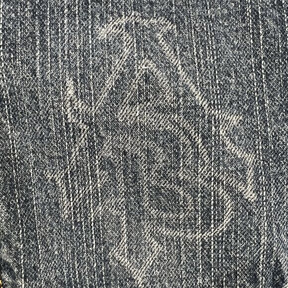 Anchor Blue Baggy Denim Shorts Men’s Size 30 Blue Y2K Hip Hop Streetwear - Picture 6 of 12